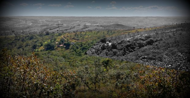 the part in color is within the 24ha of our new home in Abadiânia