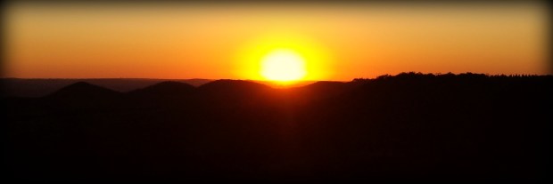 There is something magical about looking into the distance and experiencing the sunrise.