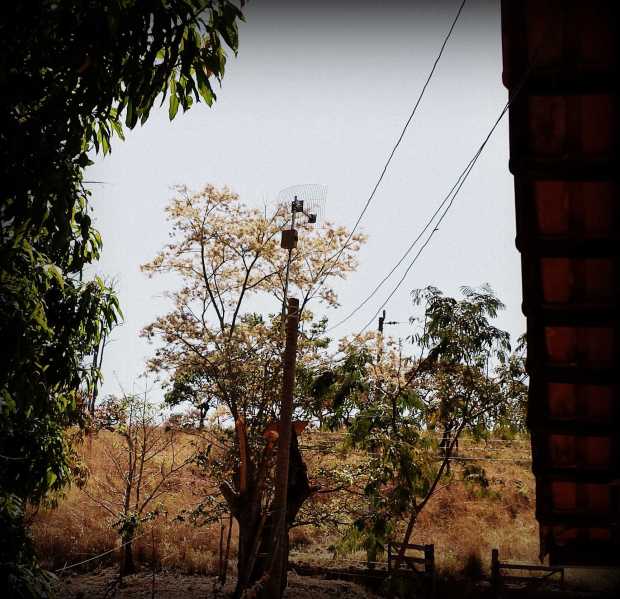 It took some time and work but we finally got our radio Internet access connection setup.